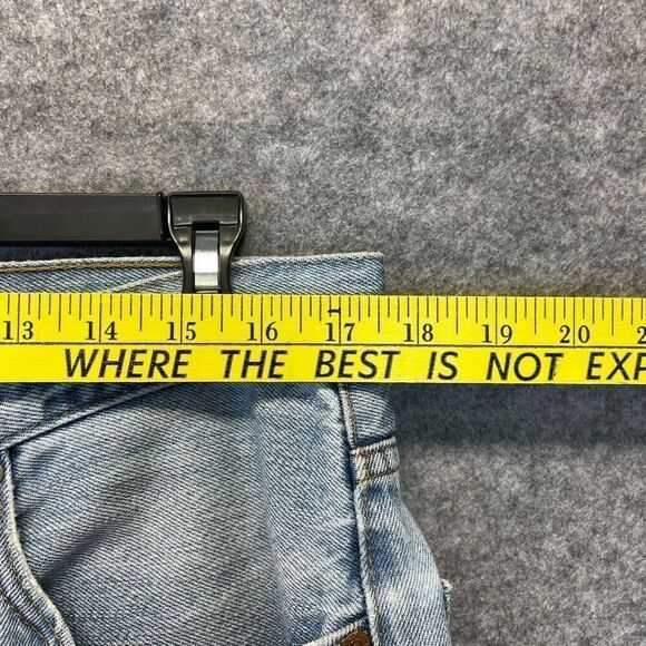 Levi's Jeans Men's Size 35 x 34 Blue Denim Straight Leg High-Rise Light Wash - Picture 4 of 16